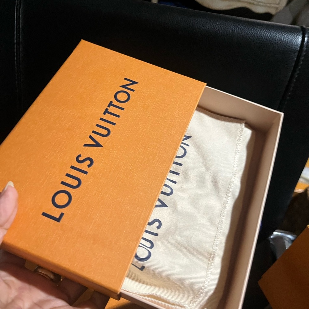 Louis Vuitton Orange Box with Cream Dust Bag